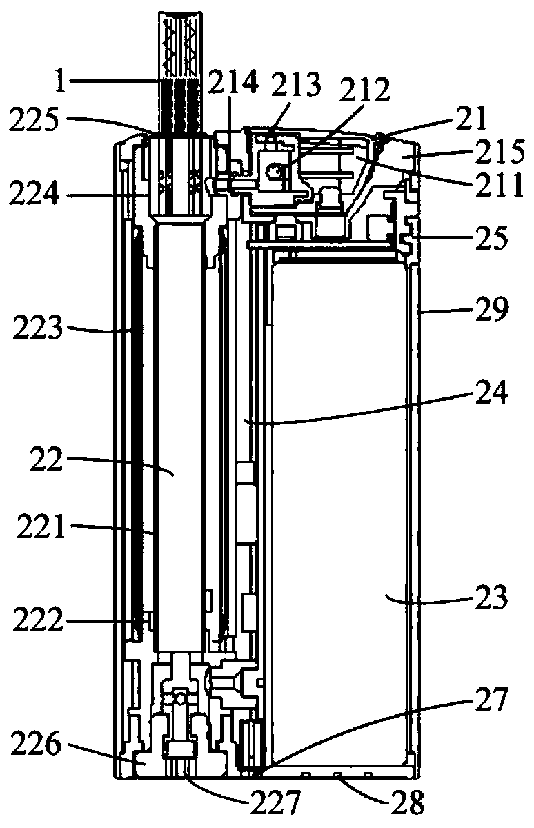 Heating cigarette and composite smoking set matched with heating cigarette