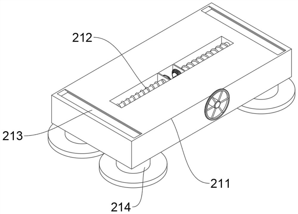 Building construction formwork surface cleaning device based on multi-layer reciprocating brushing mechanism