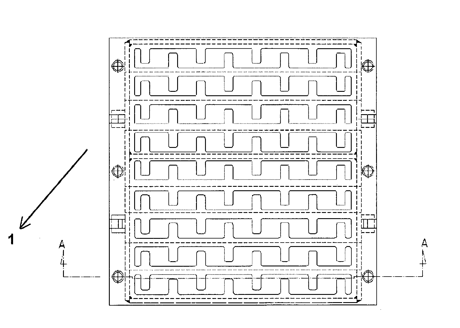 Screen panel with improved apertures