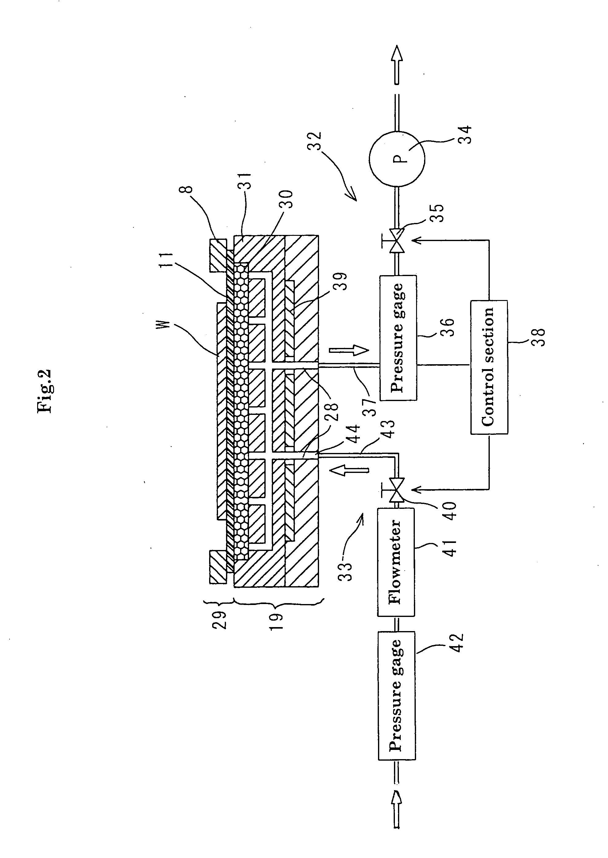 Releasing method and releasing apparatus of work having adhesive tape