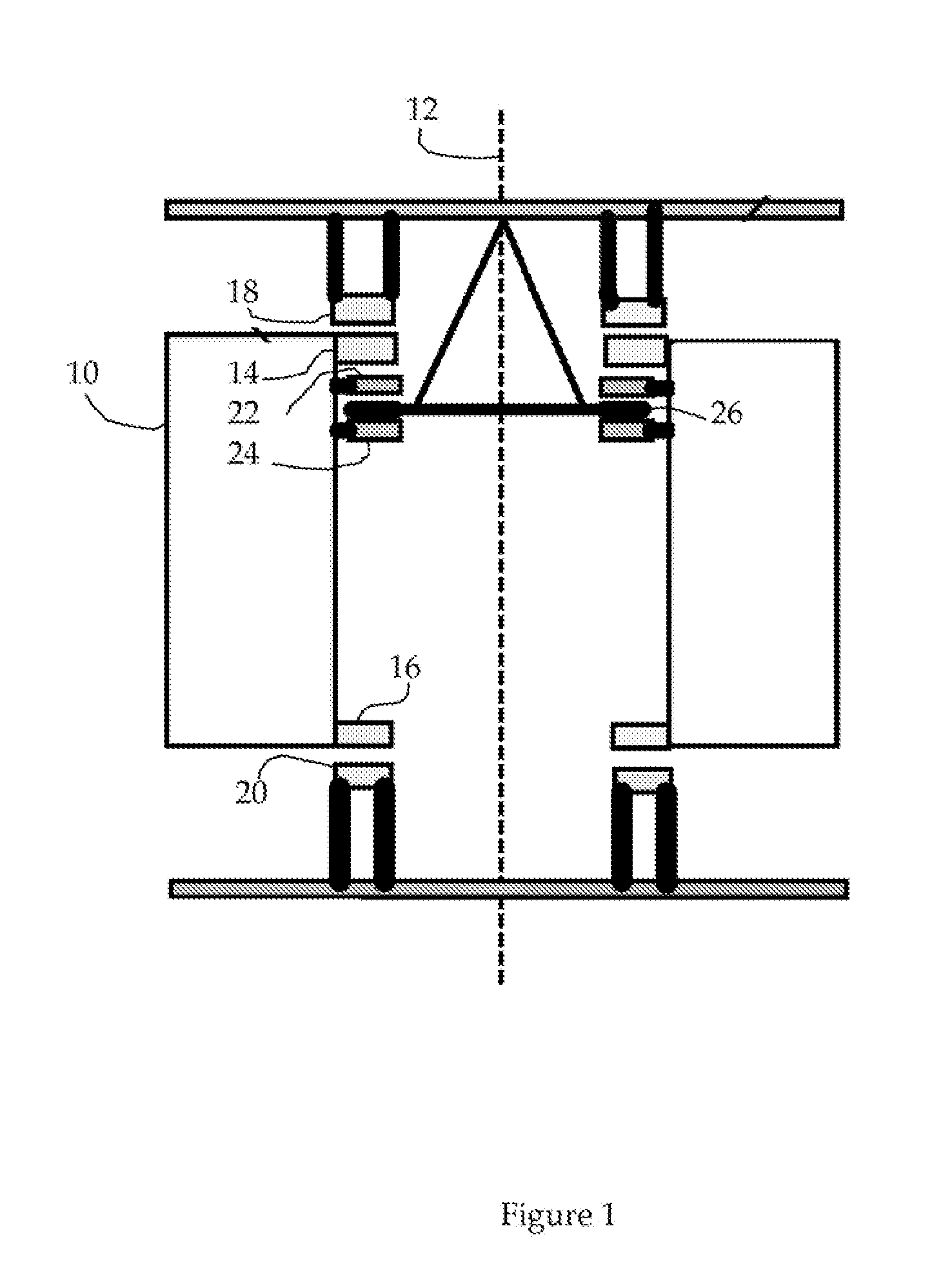 Passive magnetic bearing system