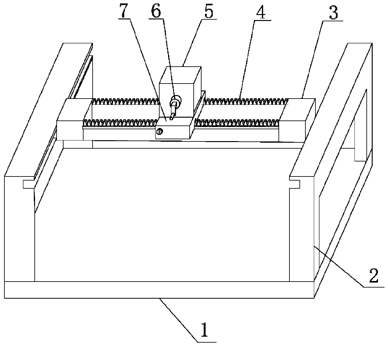 Riveting device for furniture panels