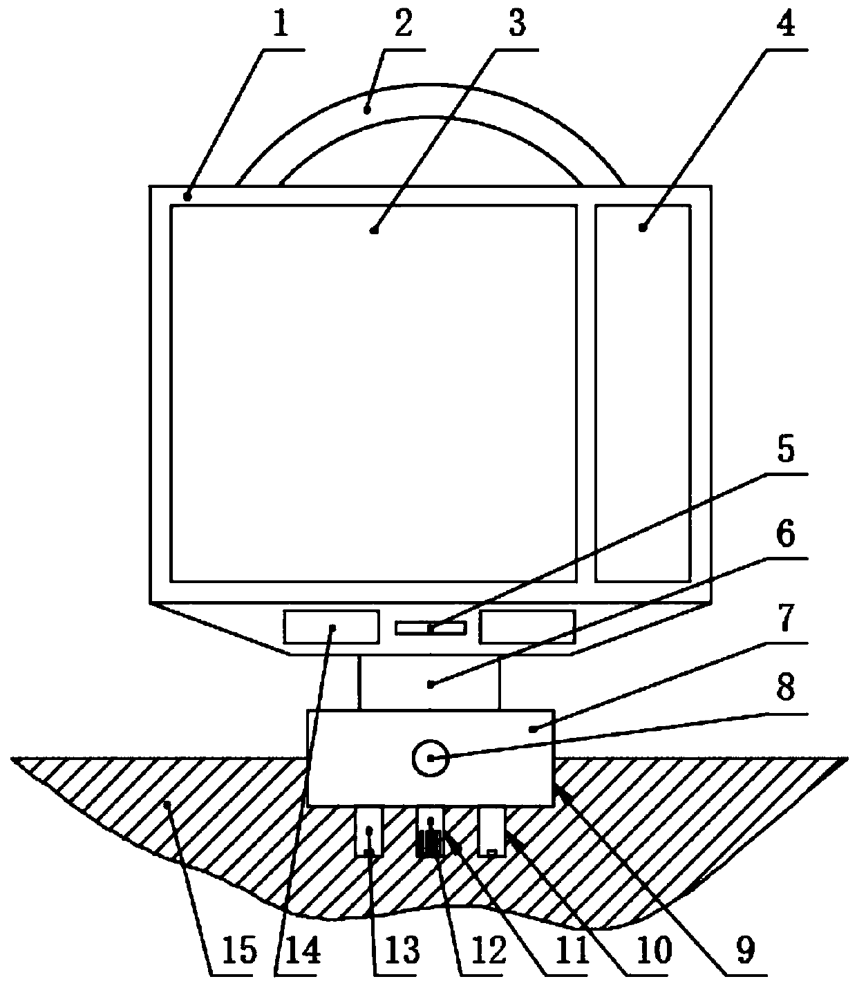 Intelligent dispatching telephone system based on automatic dialing of line name