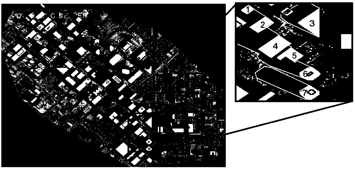 A method for detecting a building shadow based on a ghost image