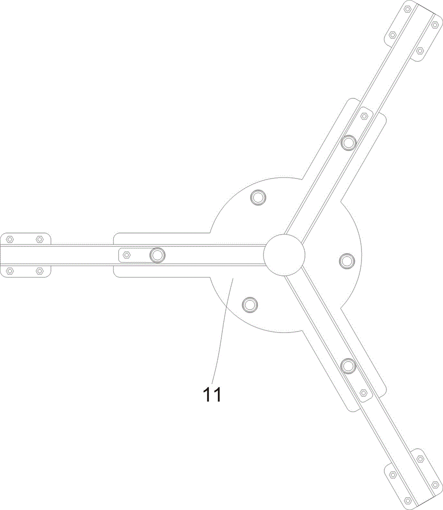 Filling and guniting support frame for dry powder accelerating agent