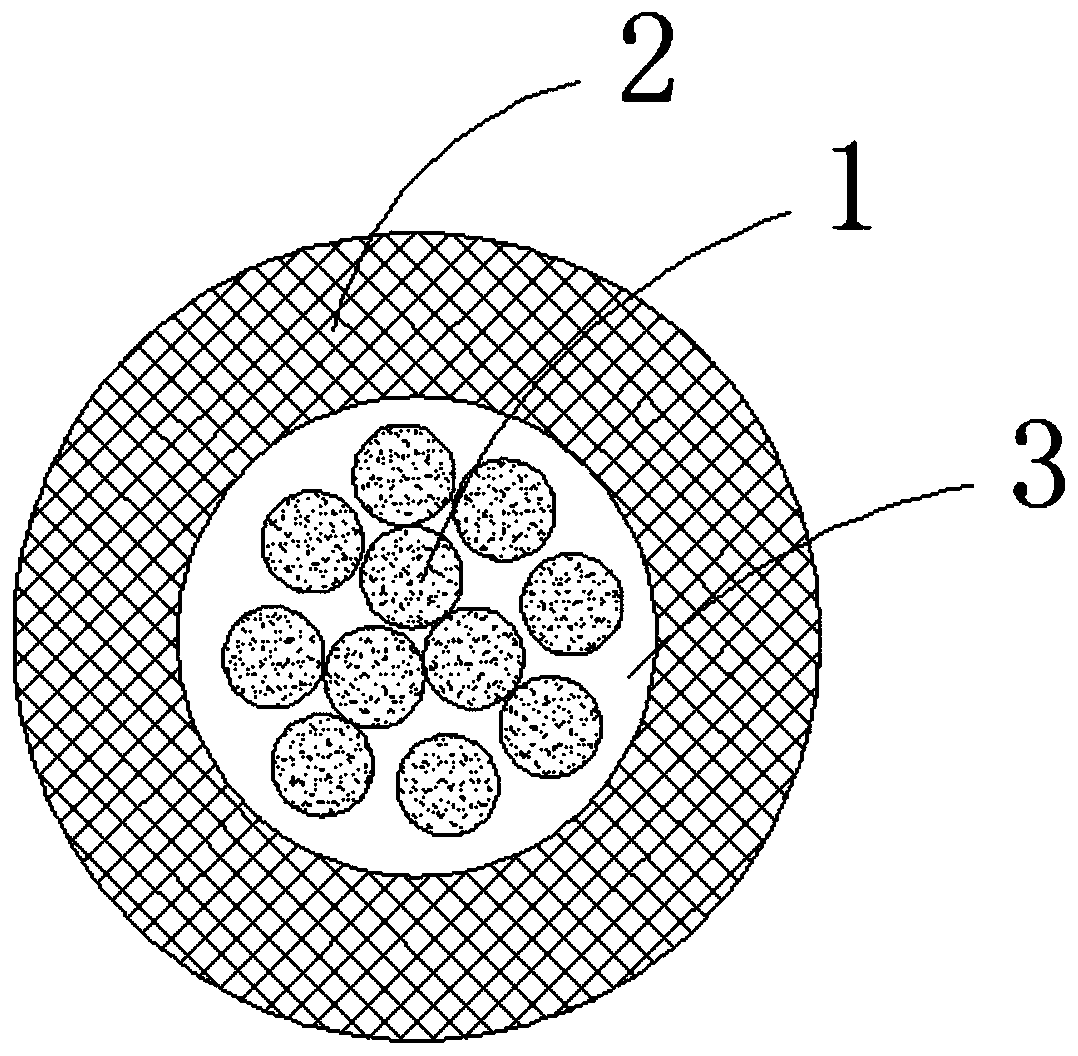 PLA composite fiber filament and making process and application thereof