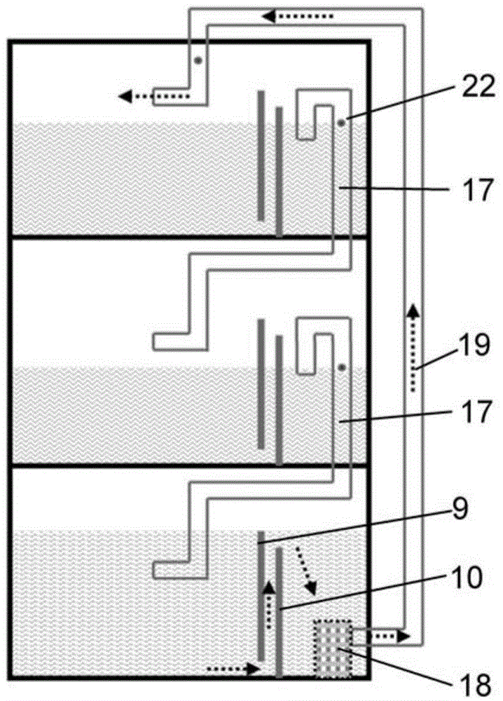 Tide-type energy-saving indoor circulating culture system