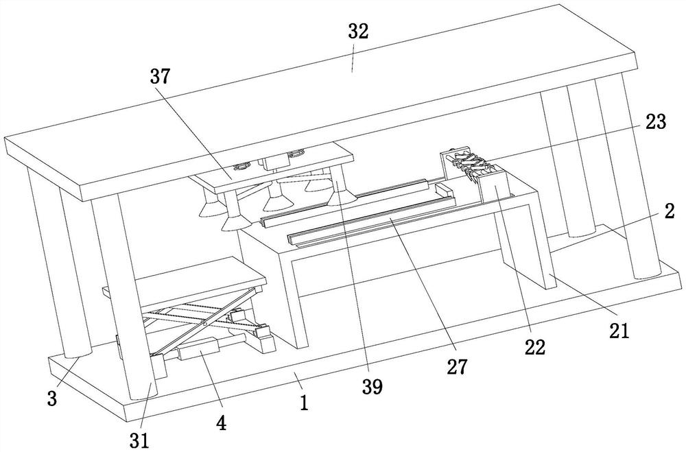 Toughened glass production cutting processing system and cutting processing method