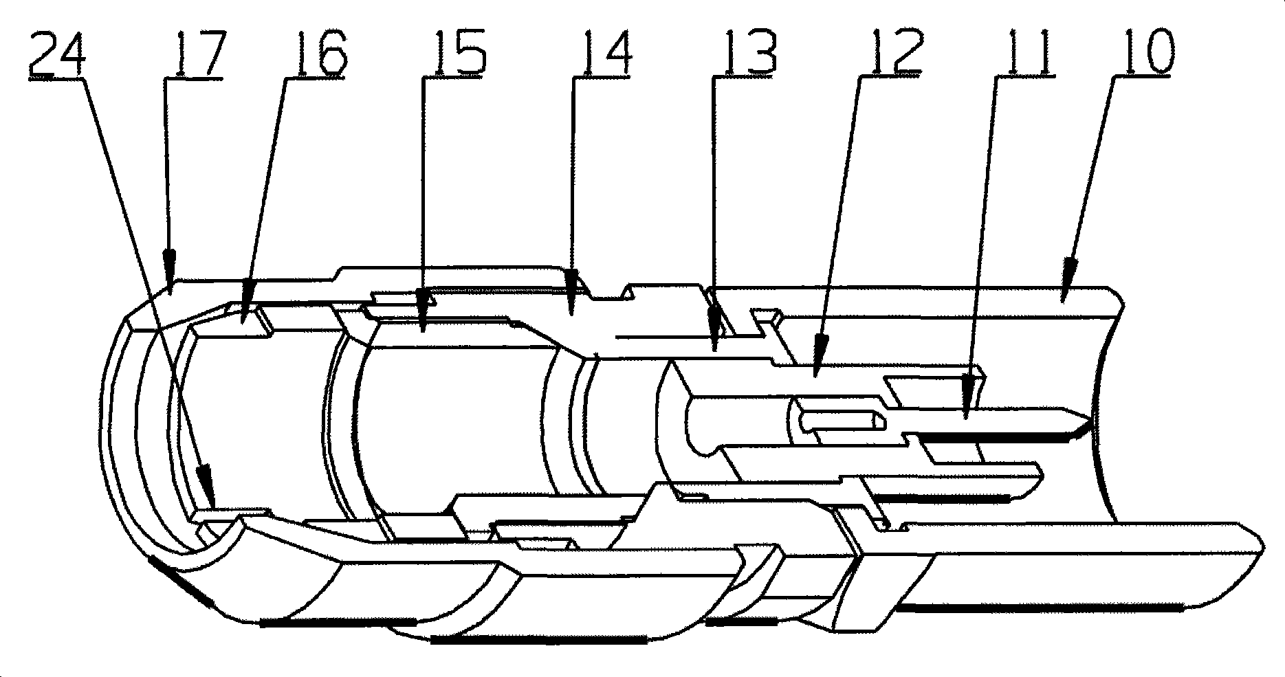 Coaxial conductor joint