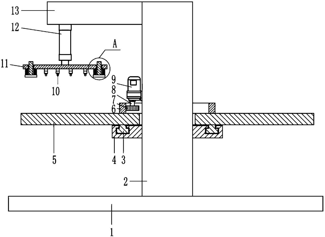 Punching machine used for corrugated paper processing