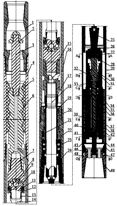 Differential torsion impactor based on screw and gear