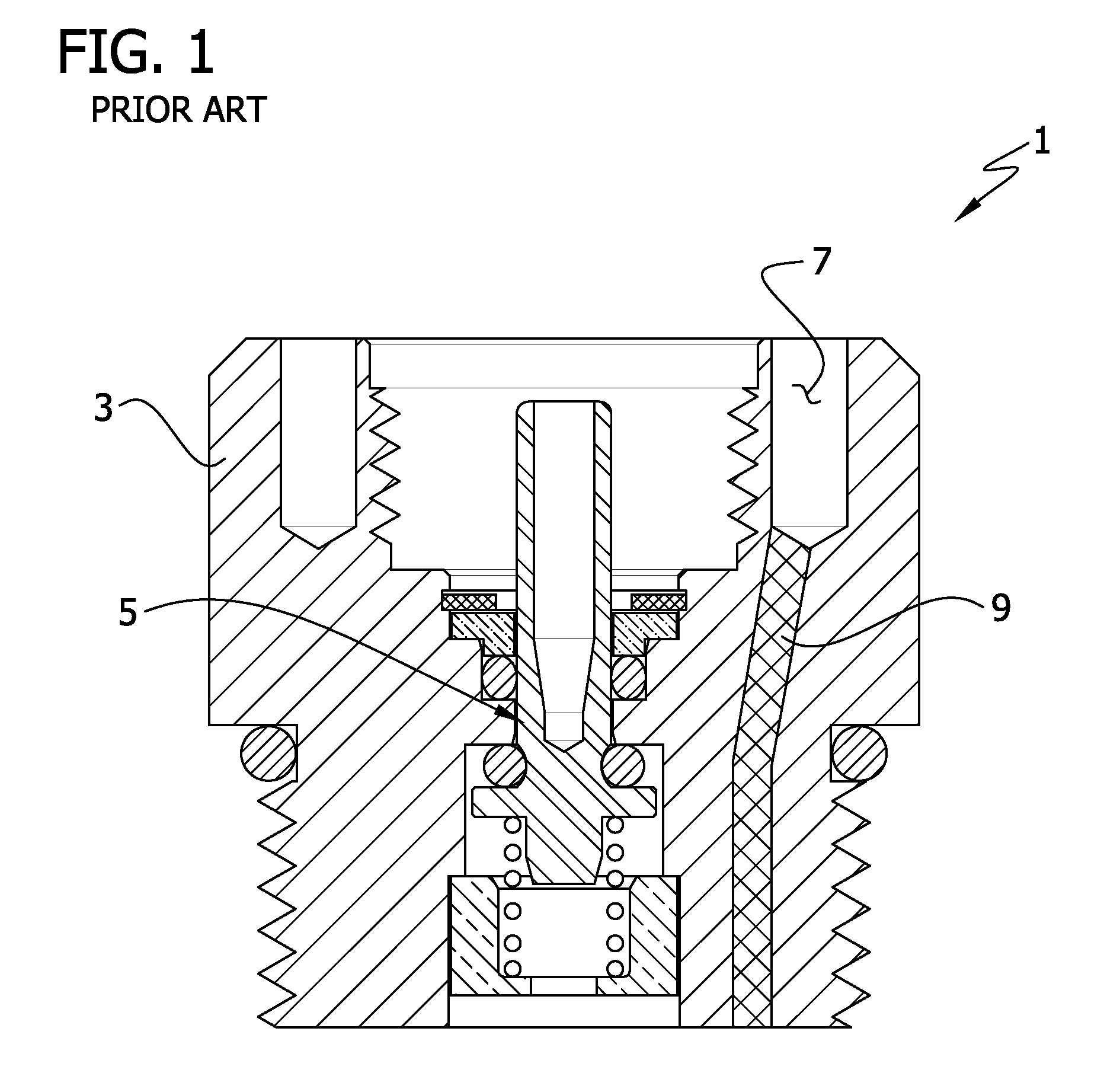 Cylinder valve with thermal relief feature