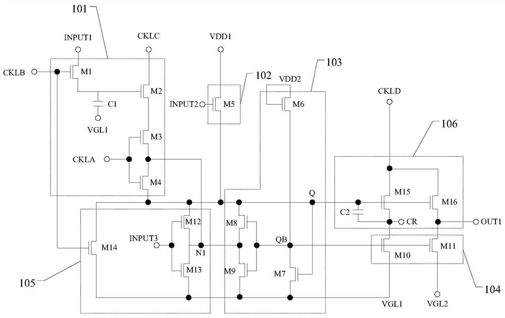 Shift register unit, shift register circuit, and display device