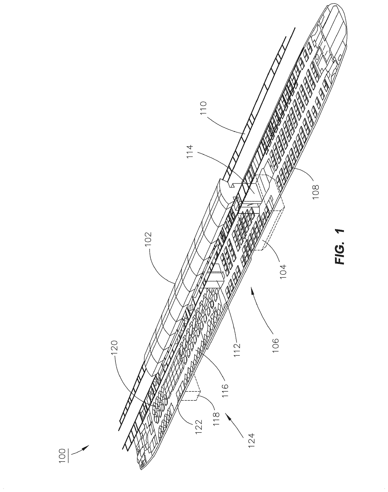 Aircraft Suite Including Main Cabin Compartment and Lower Lobe Rest Compartment