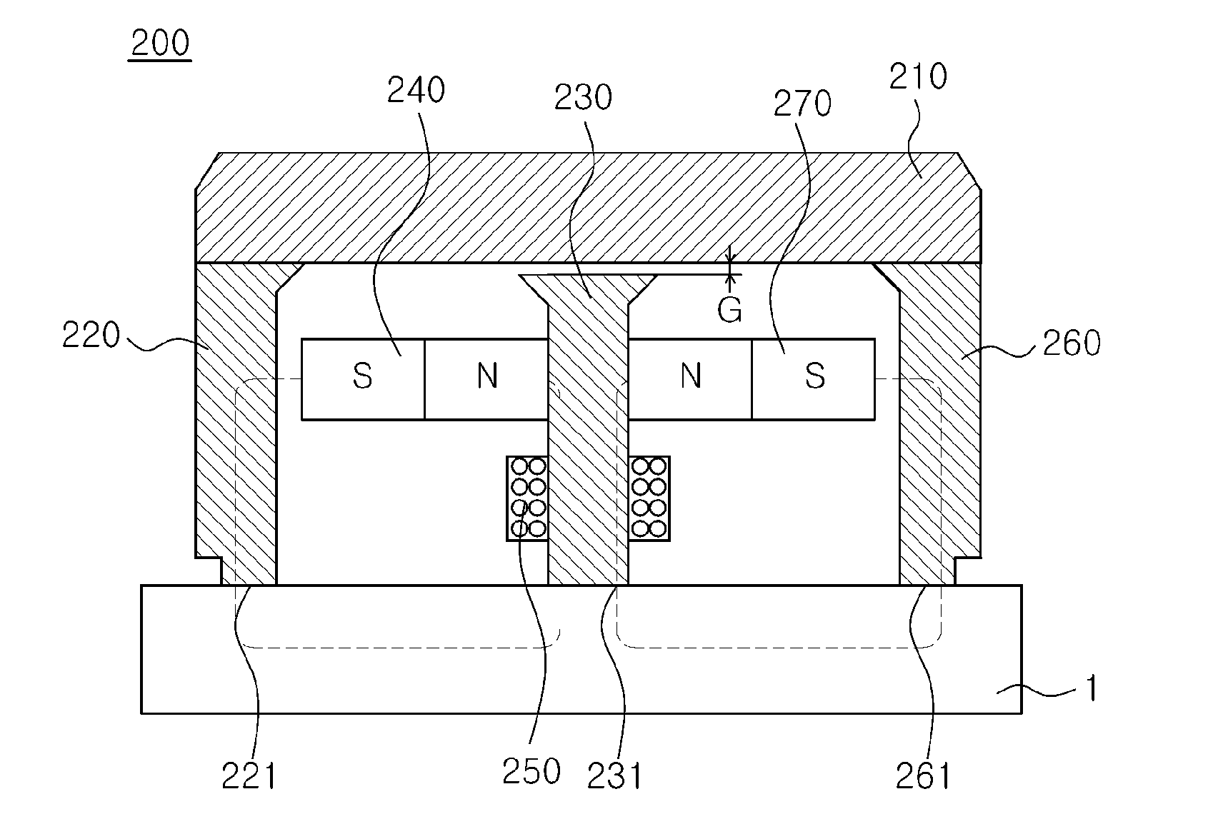 Magnetic substance holding device minimalizing residual magnetism