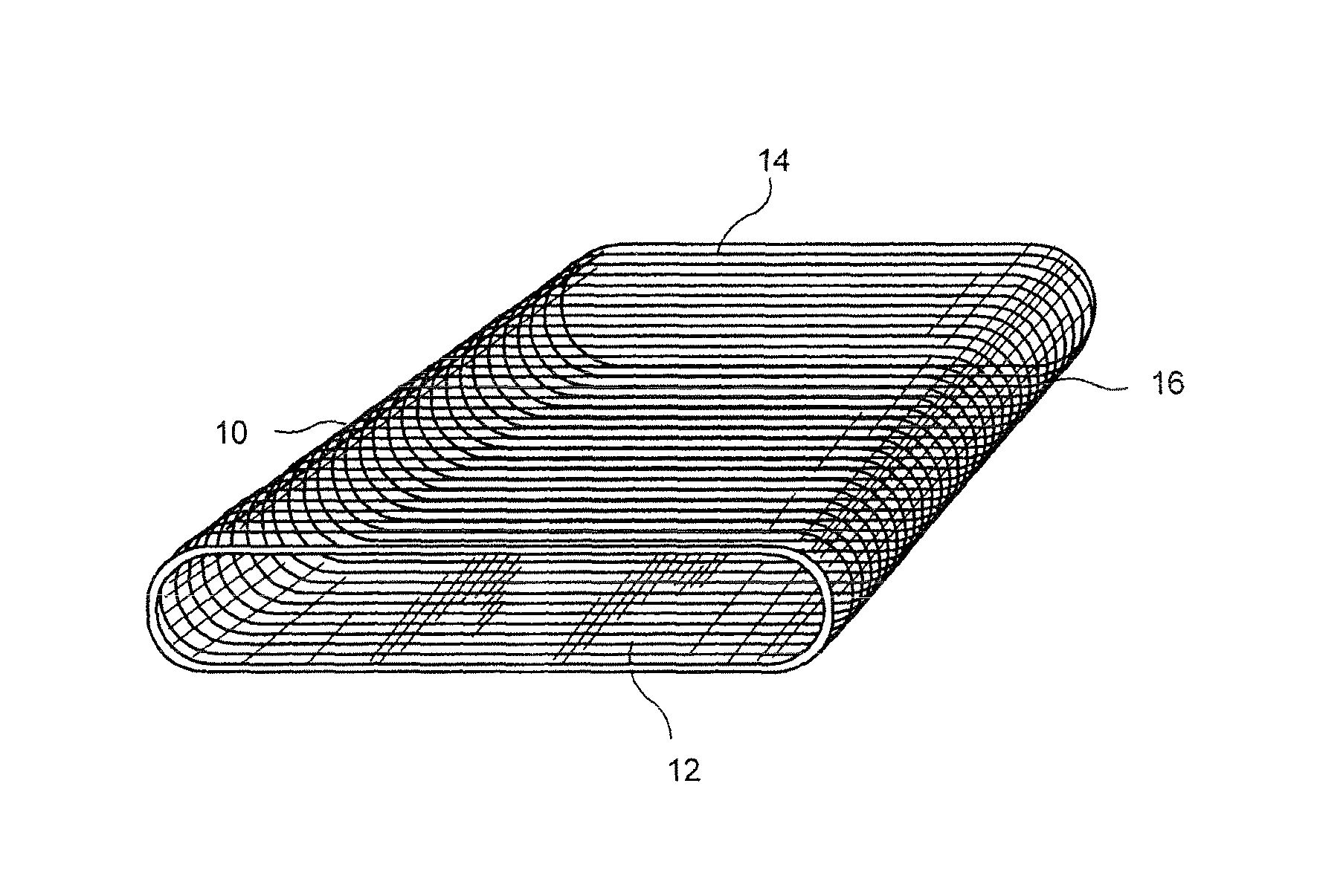 Industrial fabric including spirally wound material strips with reinforcement