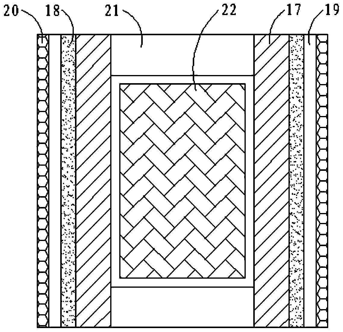 Multi-layer composite wall protection plate