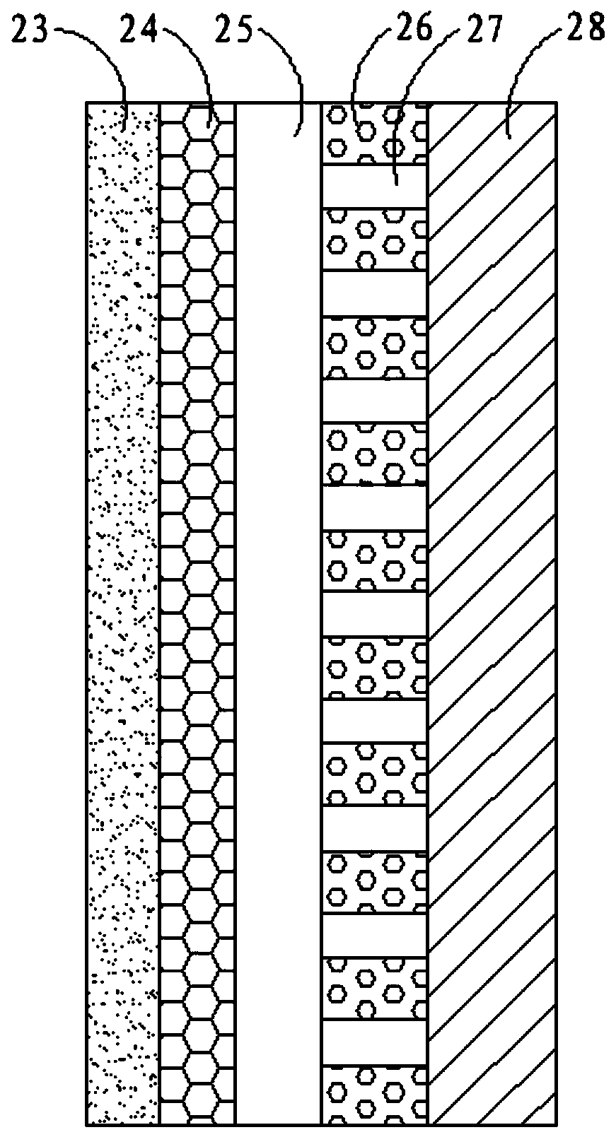 Multi-layer composite wall protection plate