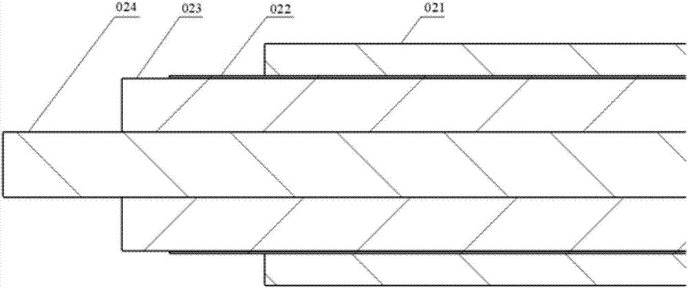 Radio frequency coaxial cable assembly assembling automatic production system