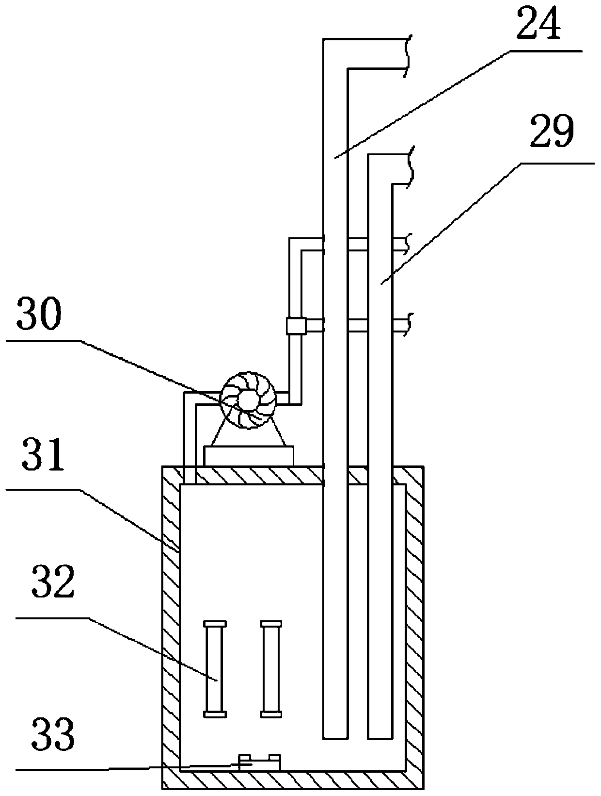 Grain dehydration device for agricultural scientific research