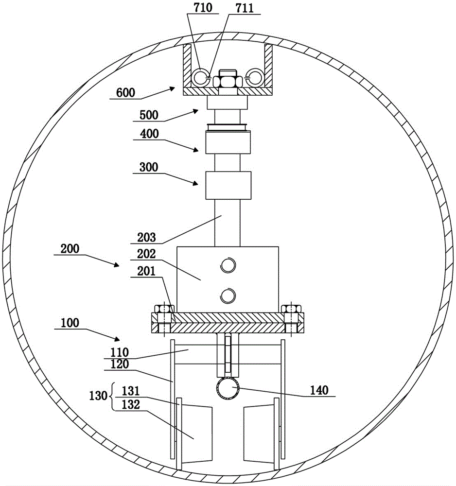 Internal protection device for stainless steel pipe repair