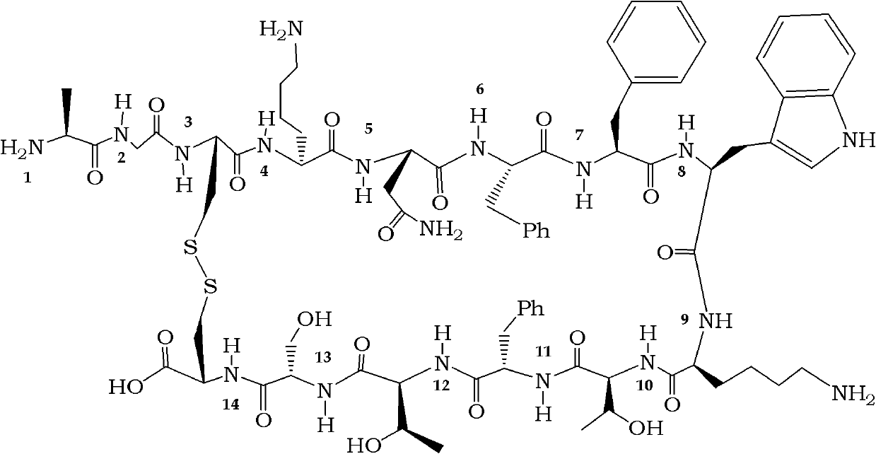 Dicabba-analogues of octreotide