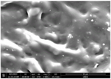 Dispersion layer composite damping material with vacant-shell foam ceramic balls as aggregate