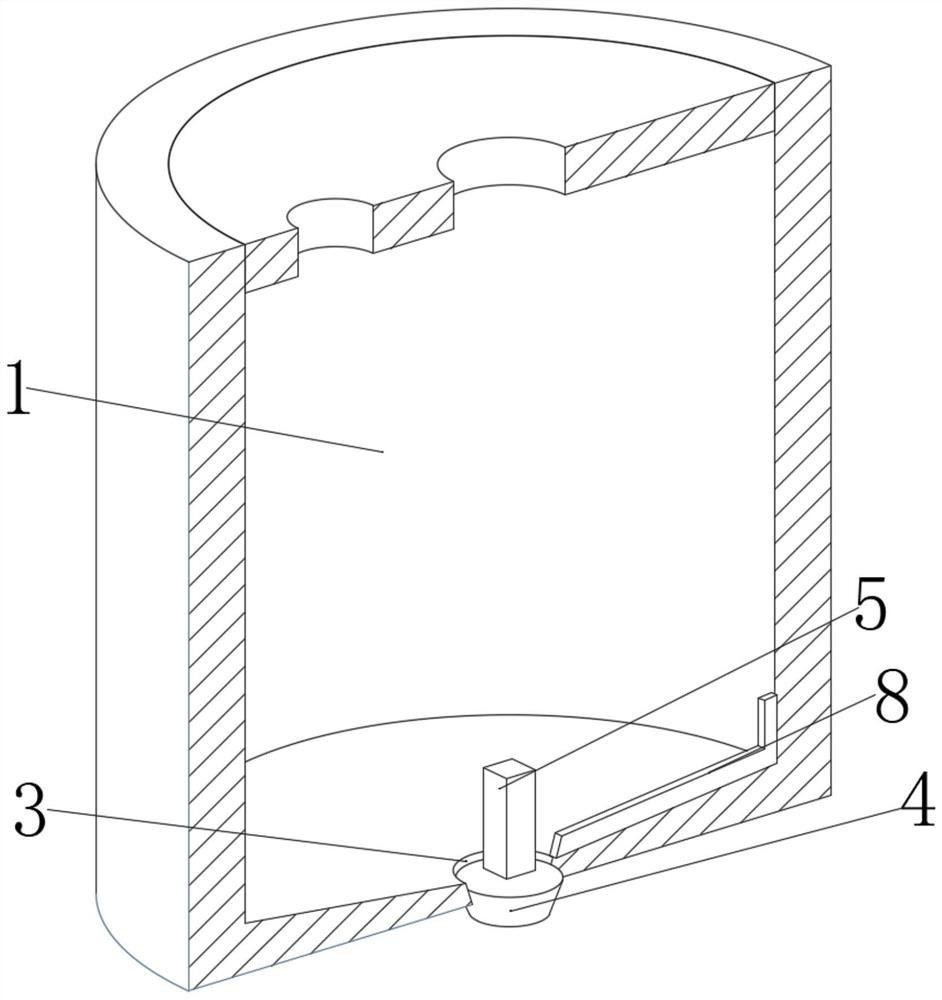 Rapid dispersion device for graphene slurry