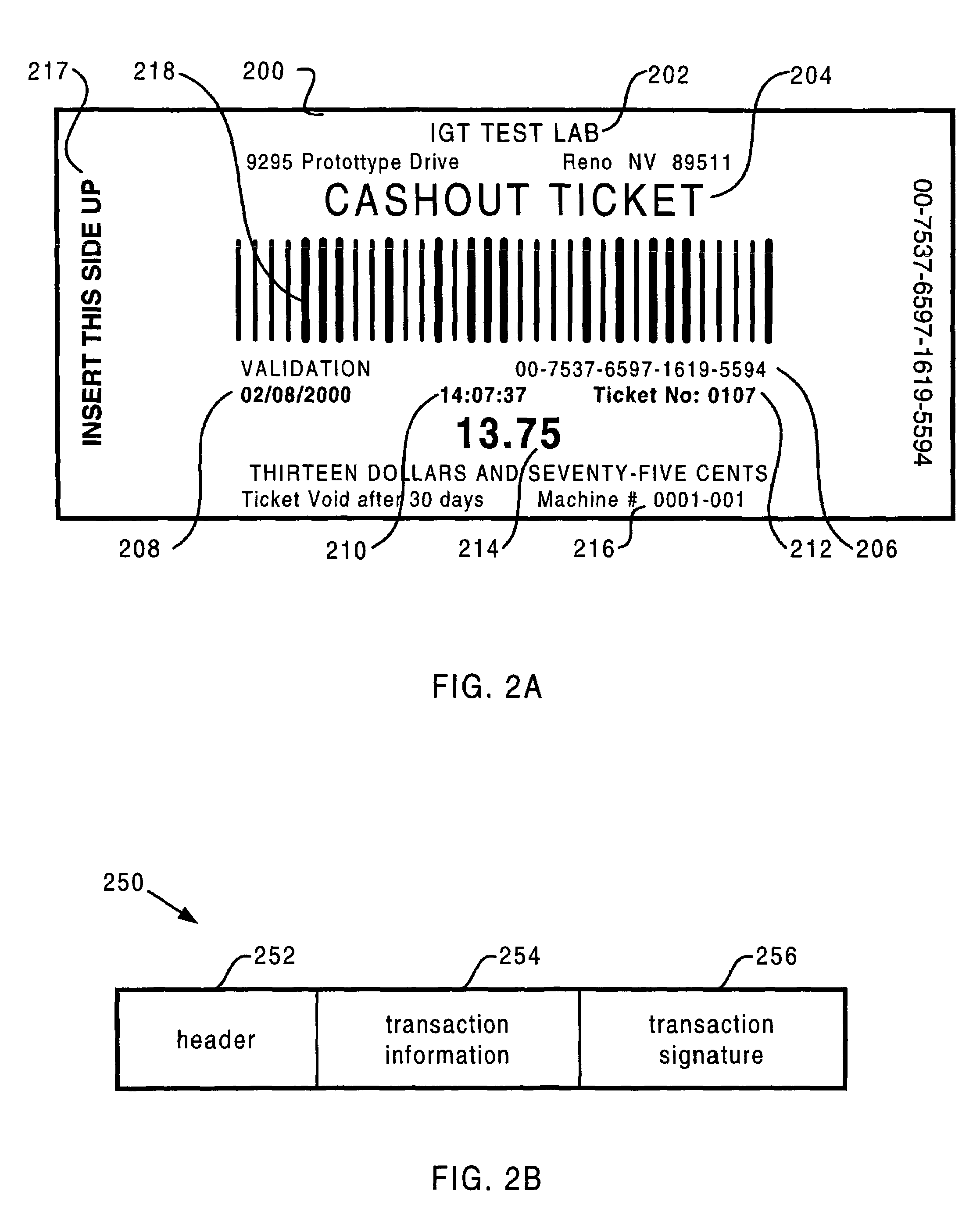 Transaction signature