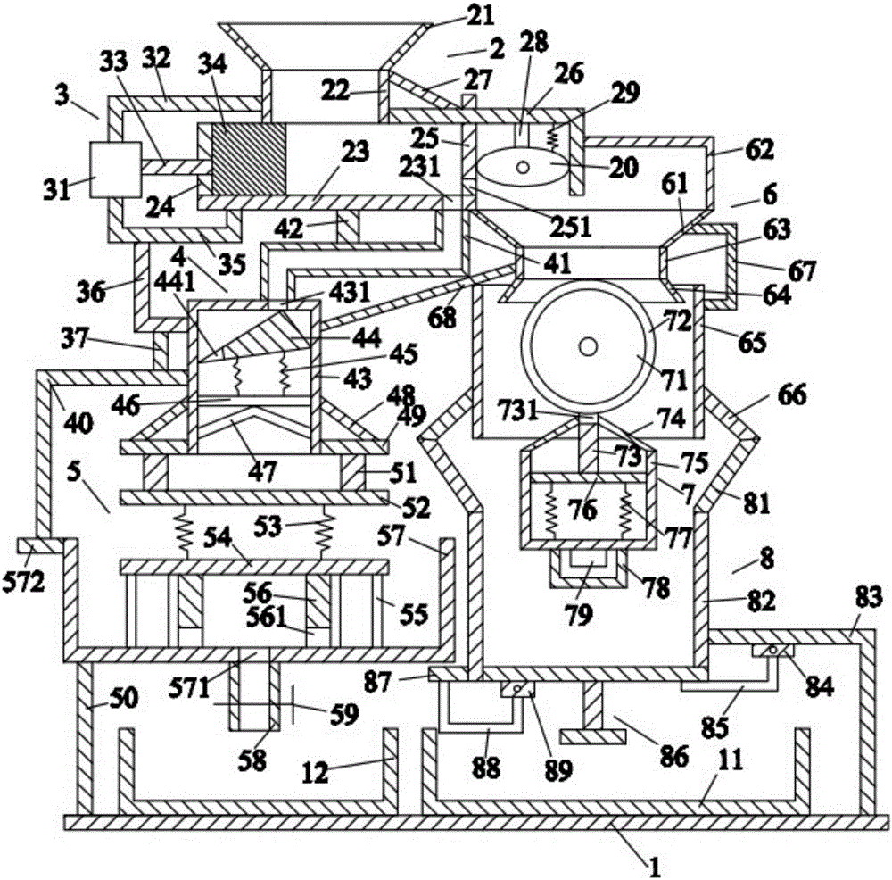 Small environment-friendly kitchen waste treating device