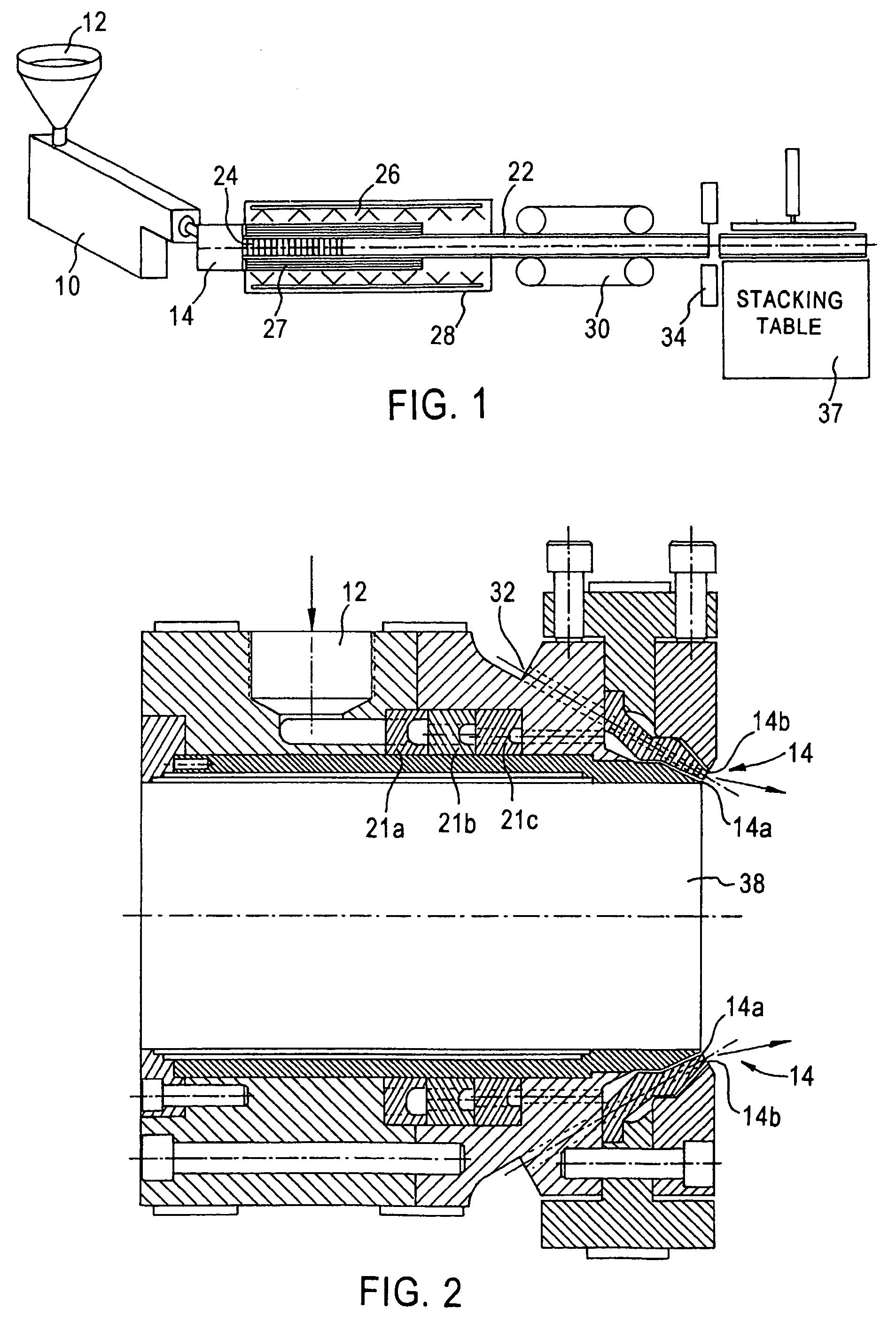 Method for producing a helically shaped, seamless multi-walled cylindrical article