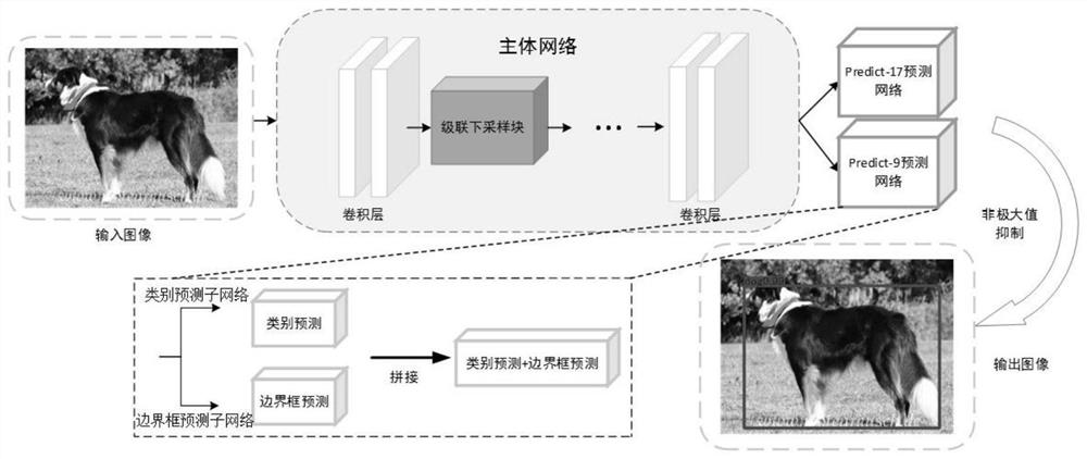 Image recognition method based on cascaded downsampling convolutional neural network