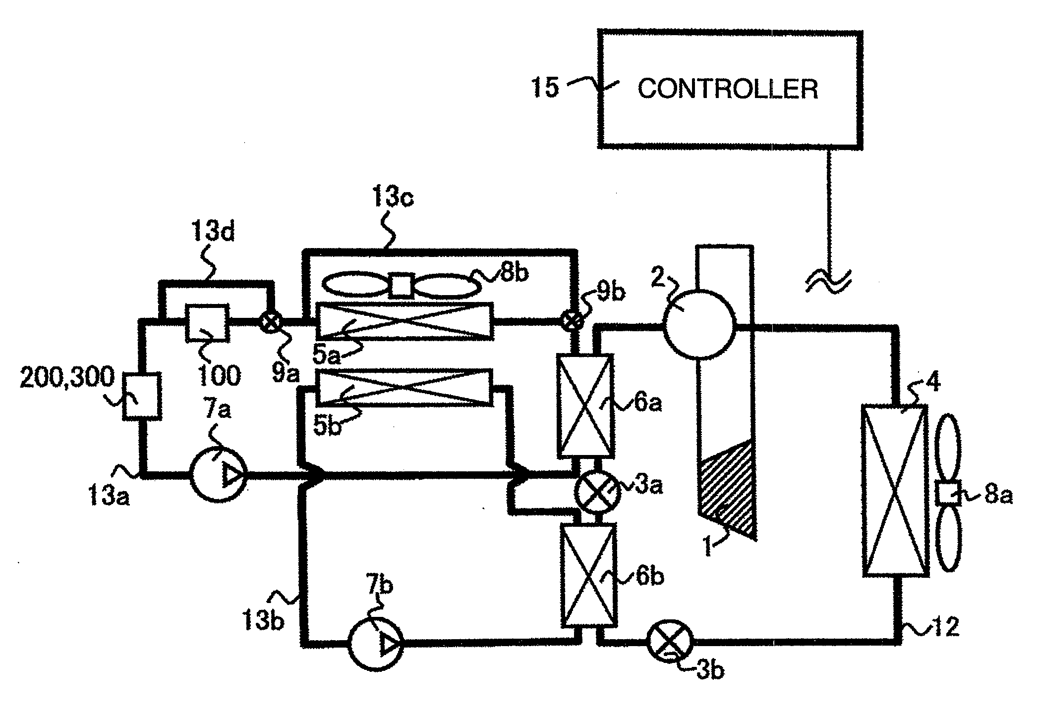 Thermodynamic cycle system for moving vehicle