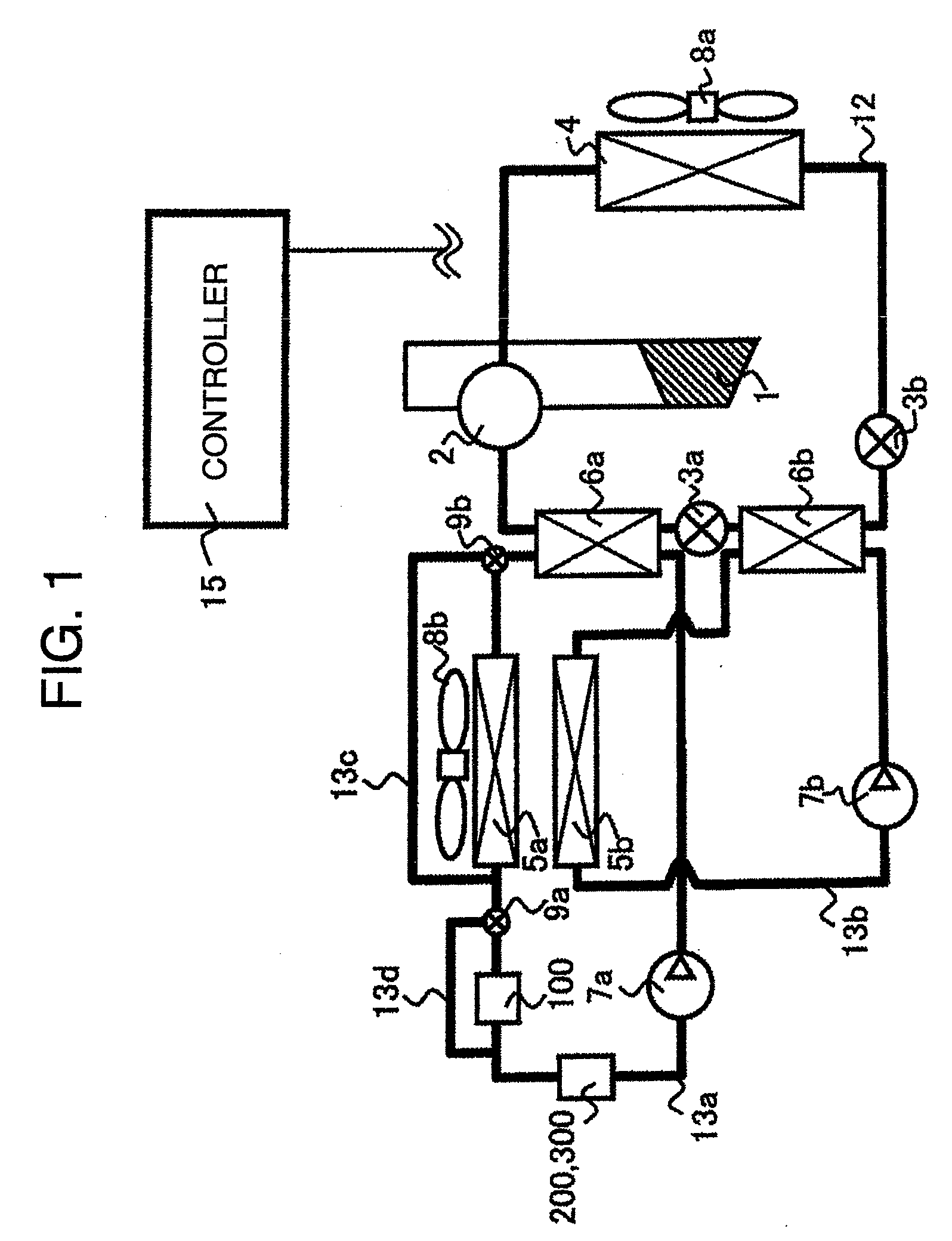 Thermodynamic cycle system for moving vehicle