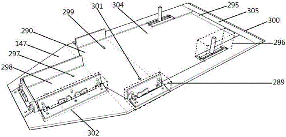 Mortise-tenon handle type radiotherapy head and neck positioning slab fixing rack