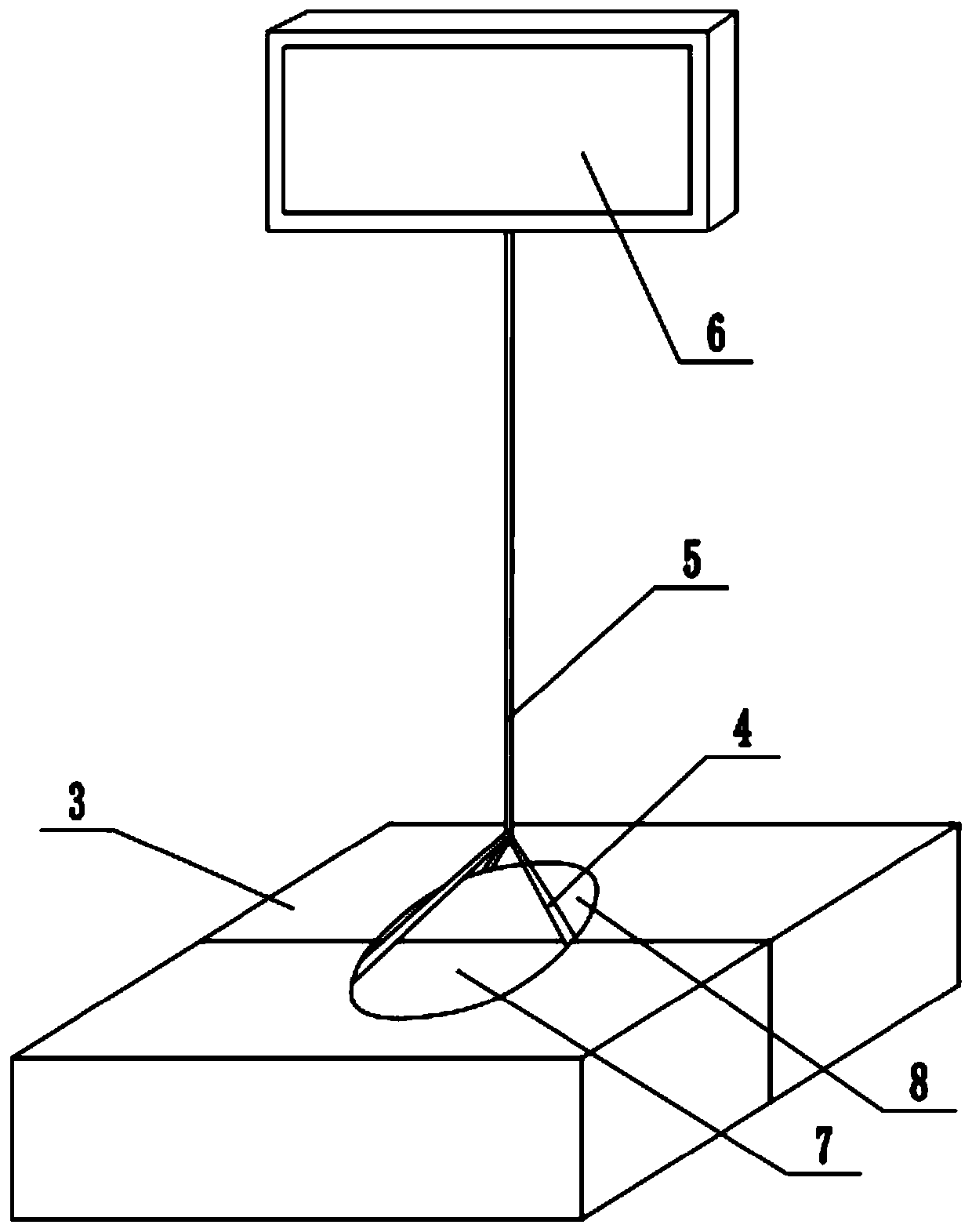 Working site attention device