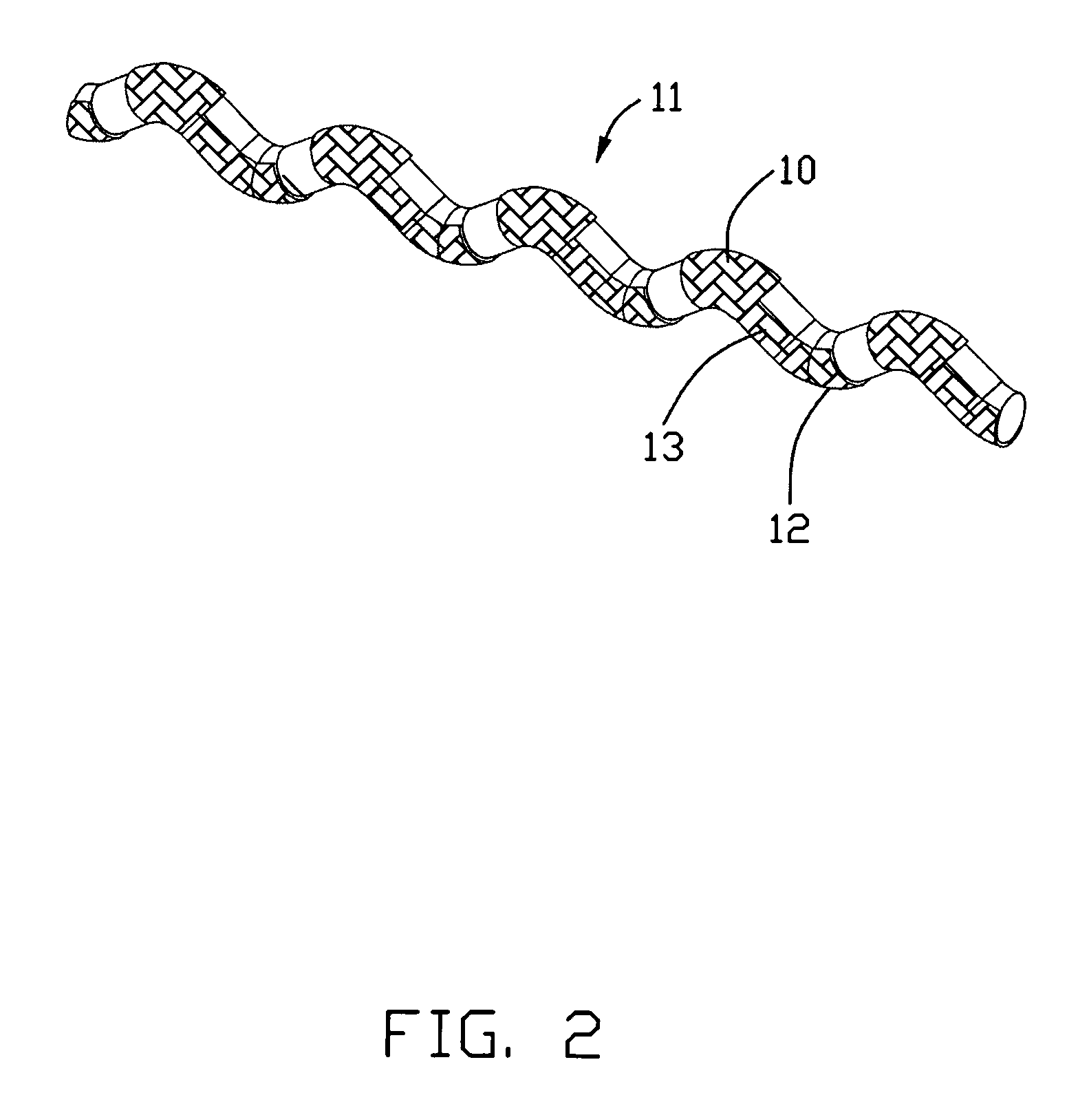 Low profile electrical interposer of woven structure and method of making same