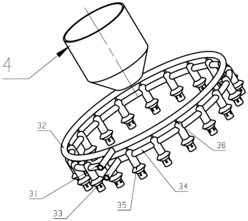 A combined flame stabilizer afterburner structure and control method