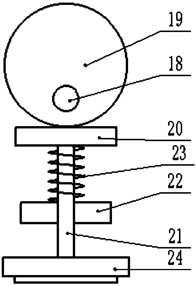 Heat radiation hole punching device of cast aluminum end cover