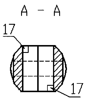 Shear type expansion anchor rod and application thereof