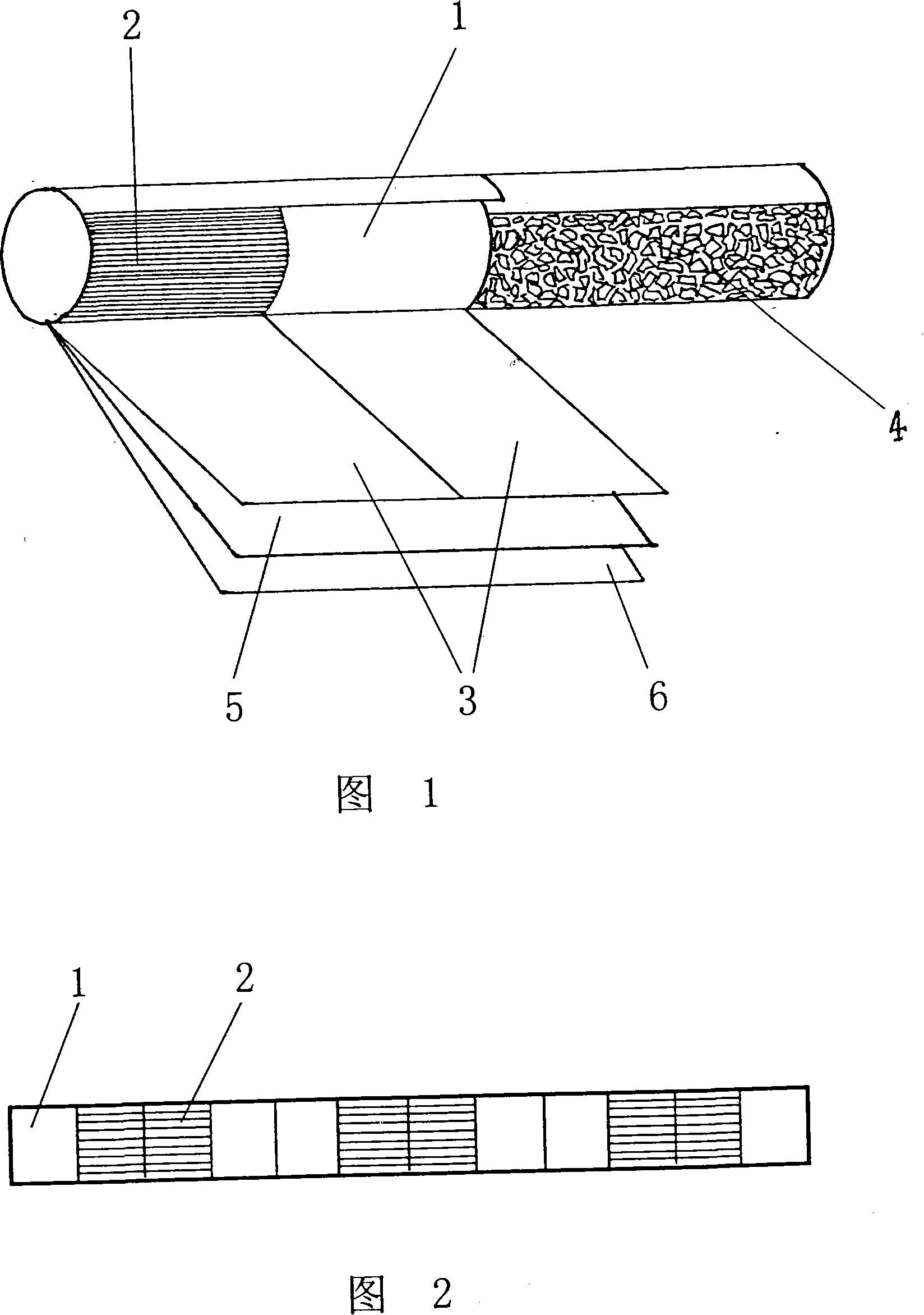 Binary composite cigarette filter stick