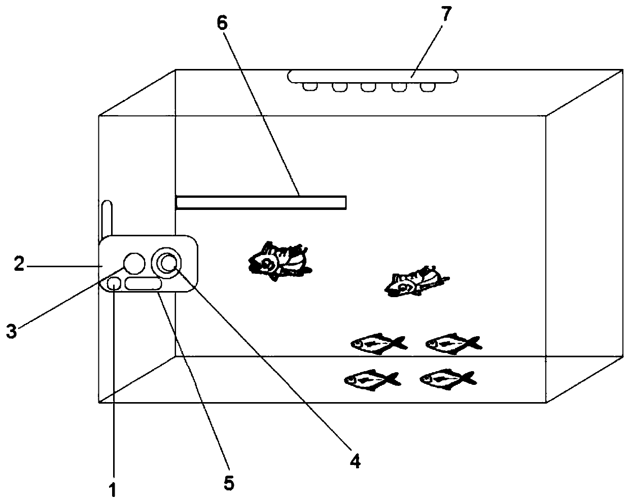 Method and device for monitoring fish activity