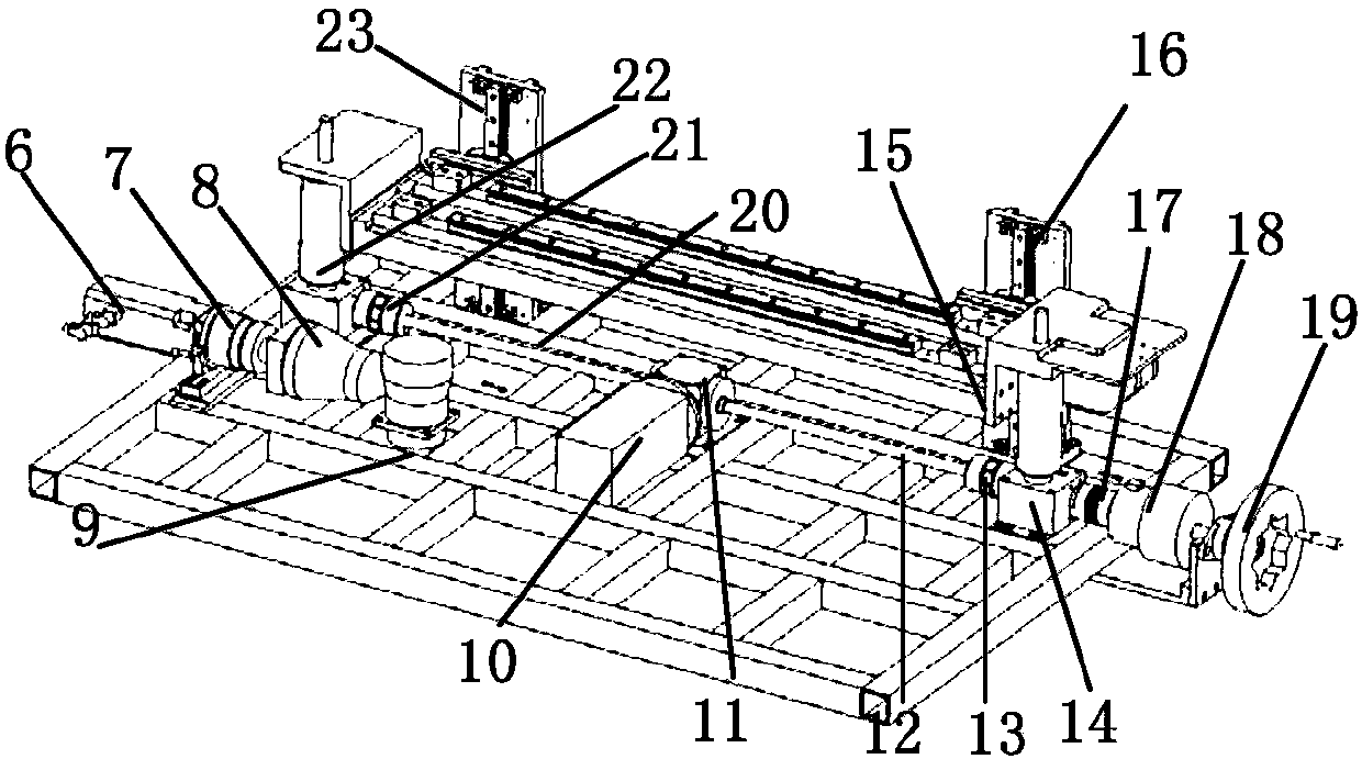 Railless automatic transfer butt joint platform