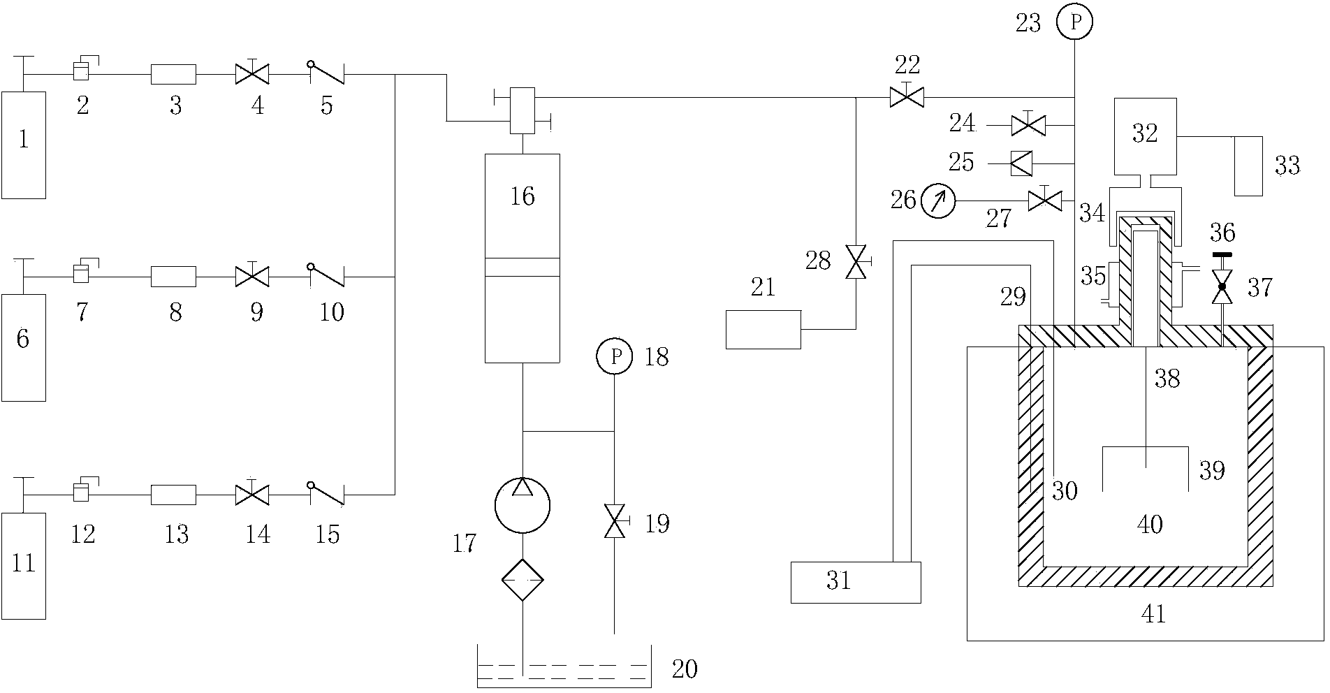 Apparatus for measuring corrosion rate of down-hole string by flue gas, and its application