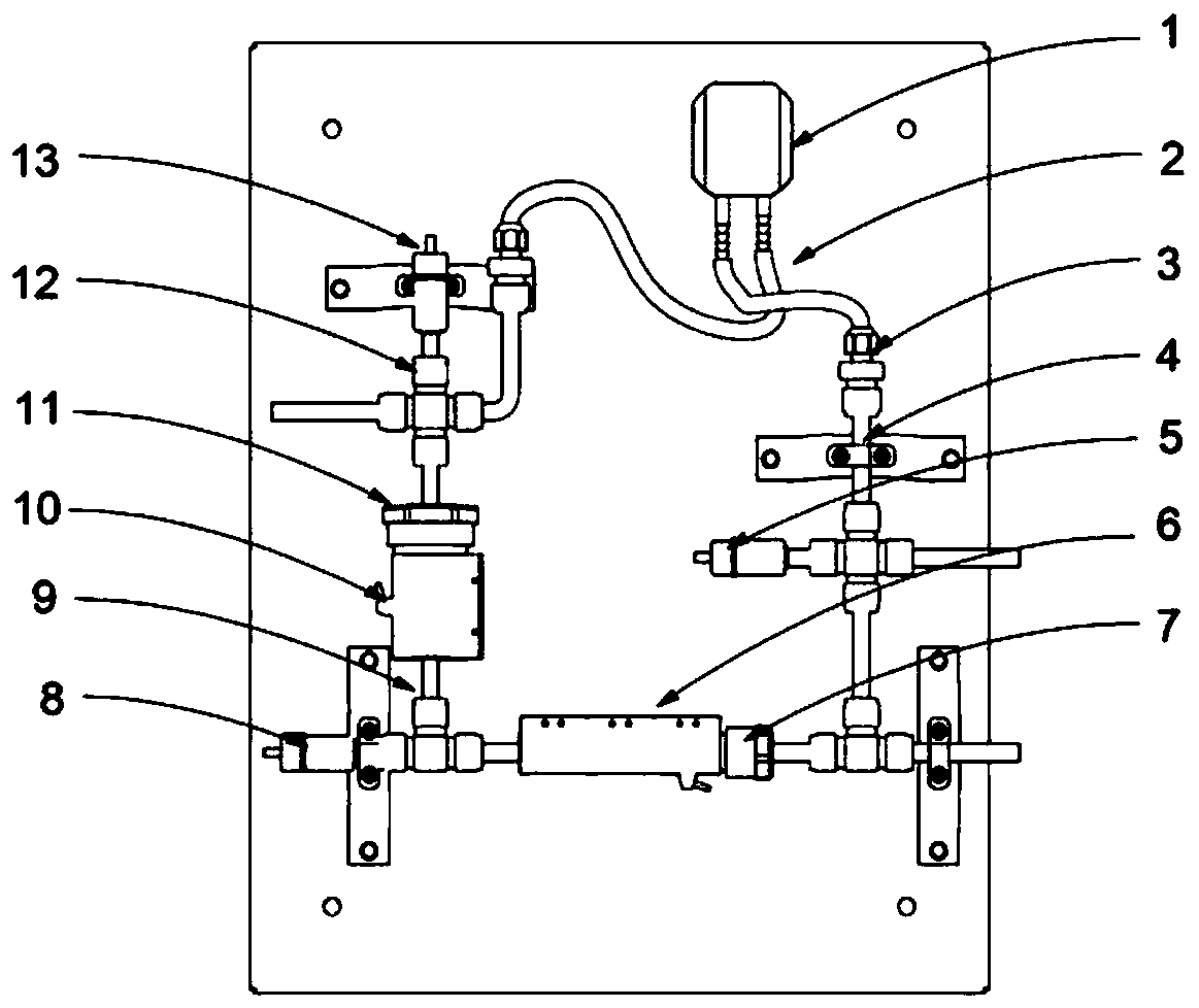 Online measurement device for VOCs (Volatile Organic Compounds) concentration