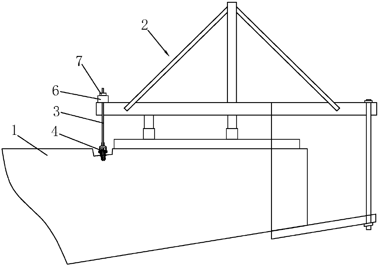 Hanging basket and rear anchor connection structure for municipal bridge engineering construction