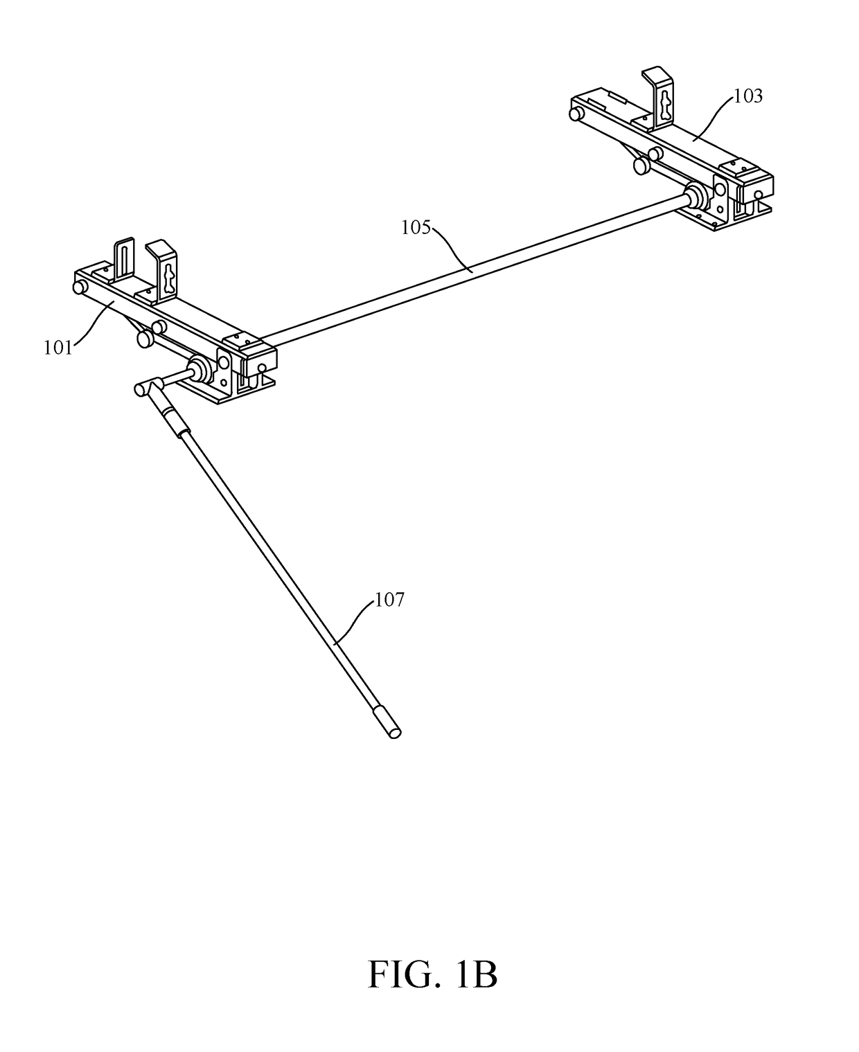 Vehicle Mounted Folding Ladder Rack