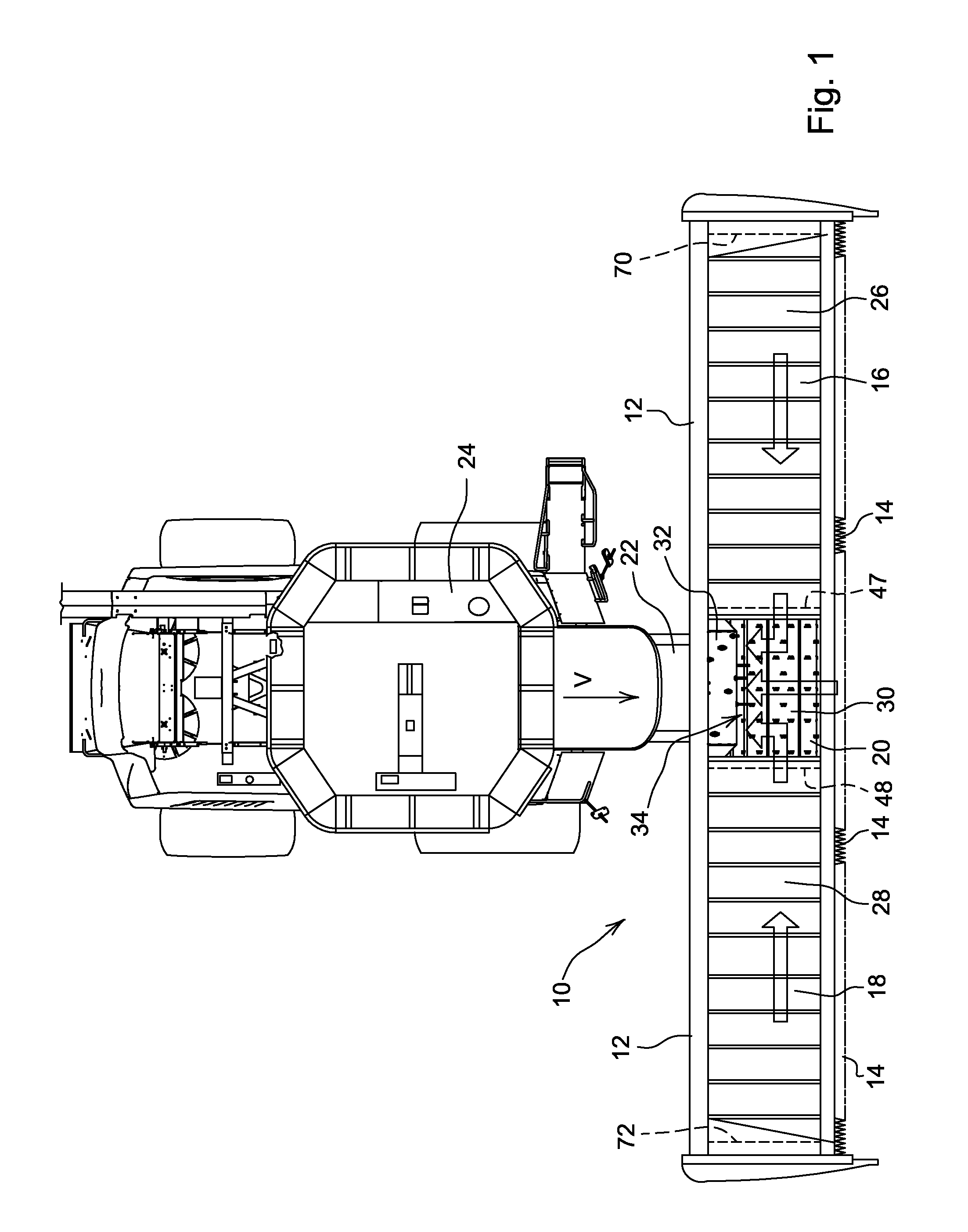 Center Draper Belt With Crop Conveying Features