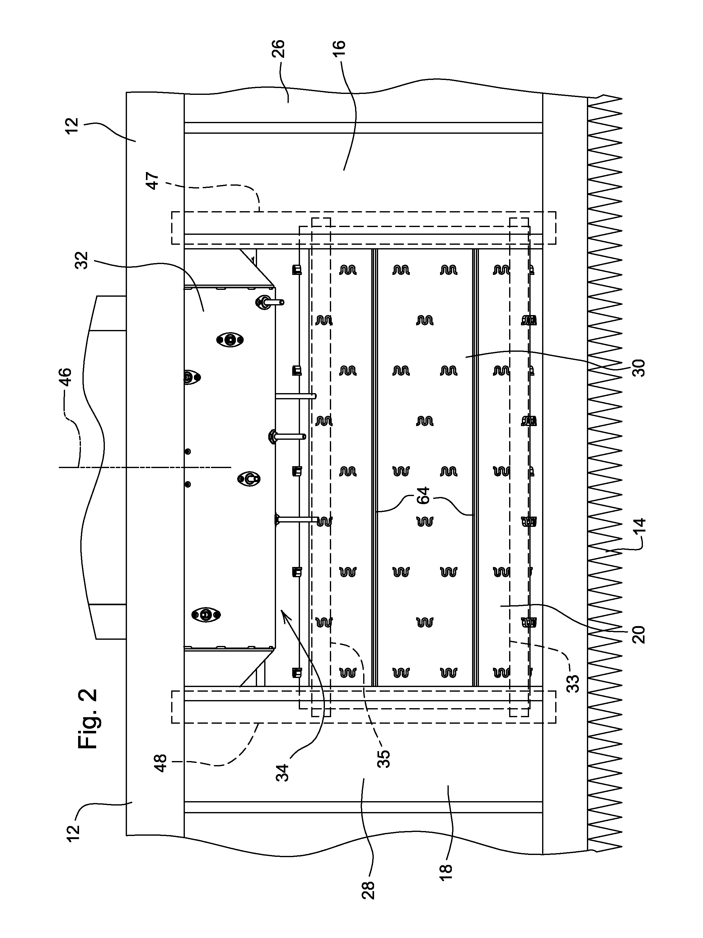 Center Draper Belt With Crop Conveying Features