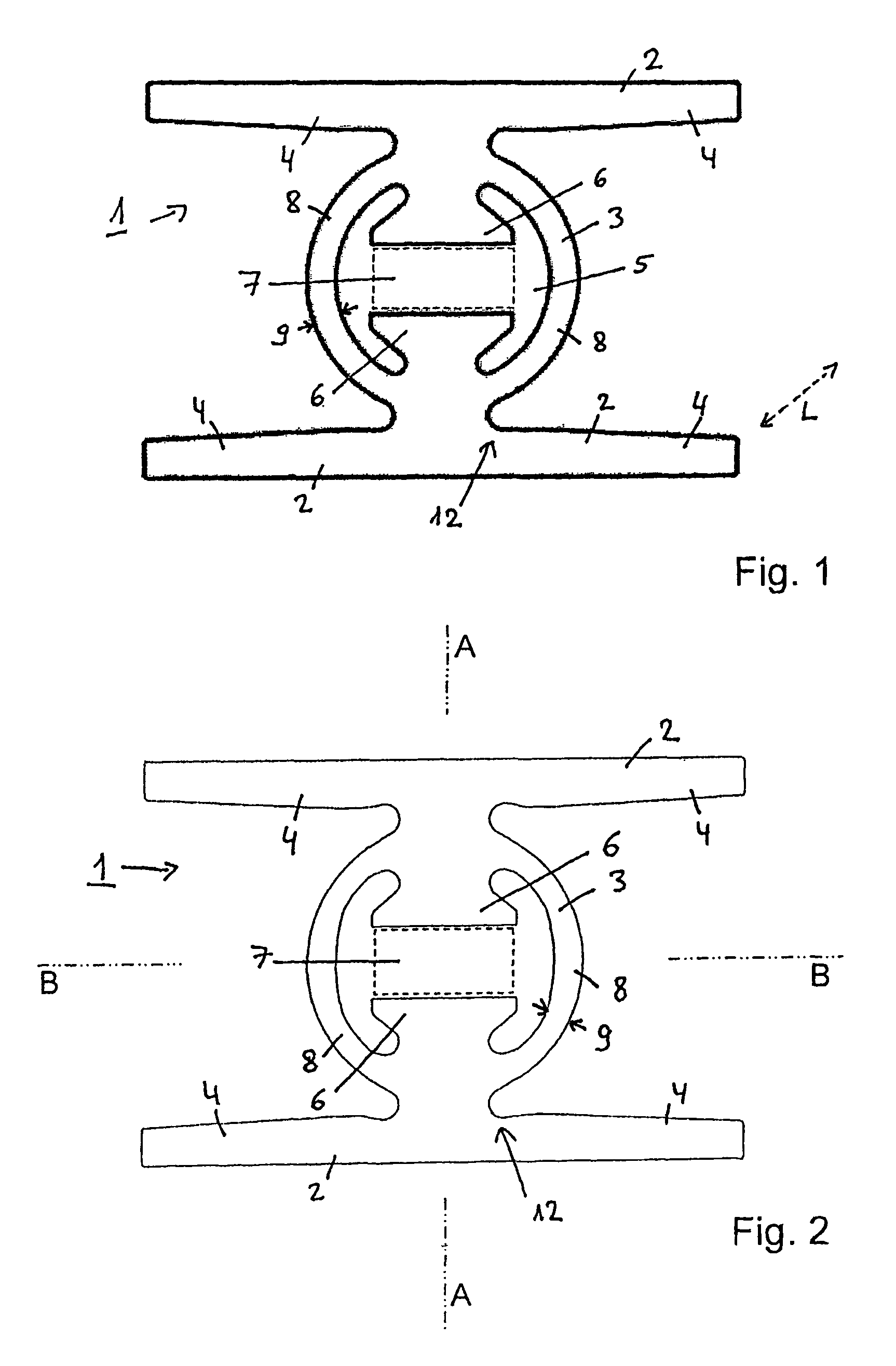 Hollow profile for a weight-in-motion sensor